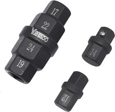 Hex Axle Tool For Motorcycle Front Axle Wheel Allen Axle Spindle Socket Adapter
