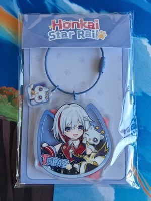 Honkai Star Rail offizieller Topas kleine Katze Chibi Acryl Schlüsselanhänger miHoYo