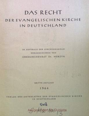 Grundordnung der Evangelischen Kirche in Deutschland - in: Das Recht der evangel
