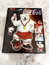 Coca-Cola Polar Bear Soccer Wall Decor Plaque Framed