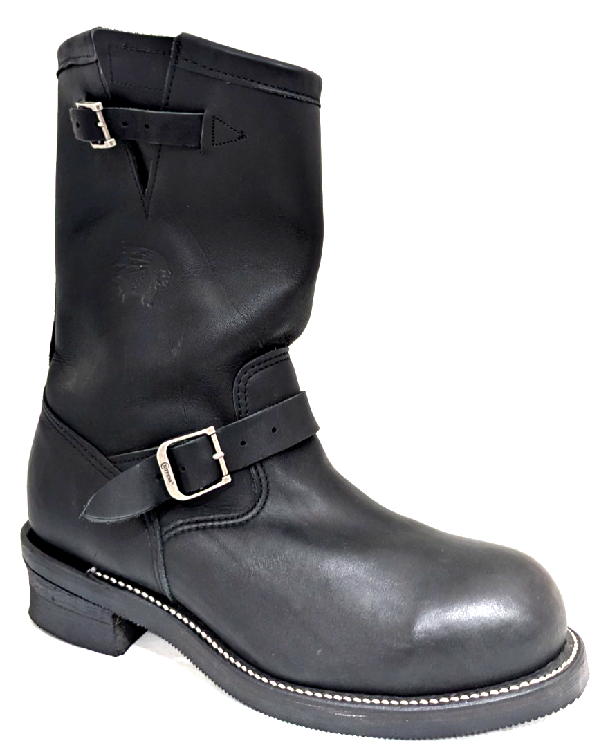 Vtg CHIPPEWA Men's Engineer Motorcycle Steel Toe Boots 11 D #27863