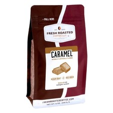 Caramel Flavored Ground Coffee 12 oz Medium Roast Kosher Gourmet Arabica