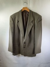 Mani Giorgio Armani Wool Houndstooth Sport Coat Blazer