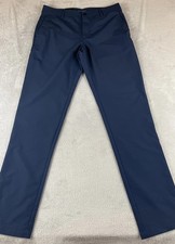 Banana Republic mens blue flat front pants size 32x34