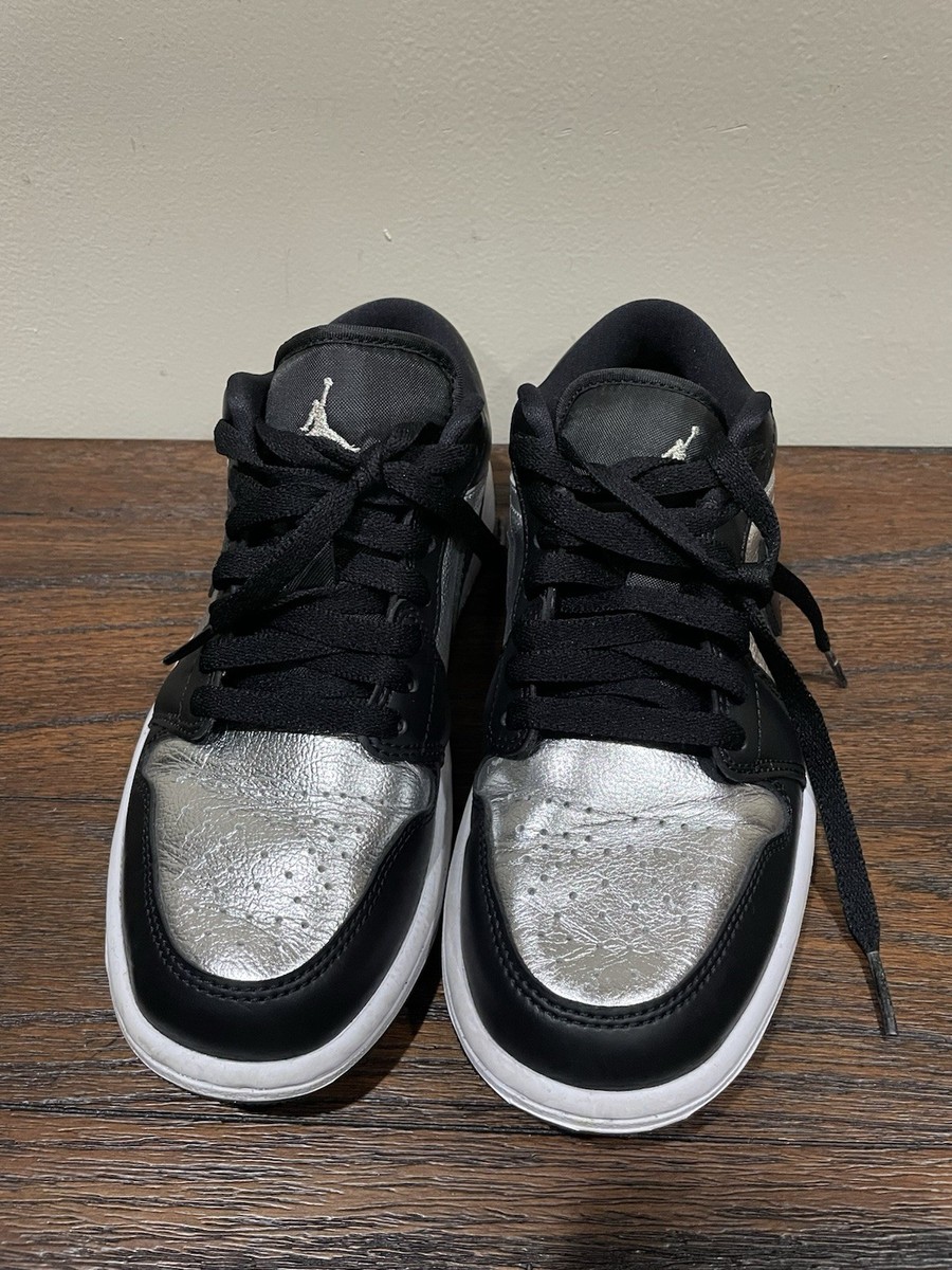 Nike Air Jordan 1 Low SE “Black Metallic/Silver Toe” DA5551-001