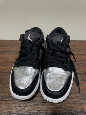 Nike Air Jordan 1 Low SE “Black Metallic/Silver Toe” DA5551-001