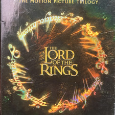 New Line Cinema Lord of the Rings Trilogy Blu-ray DVD Box Set Wood Jackson