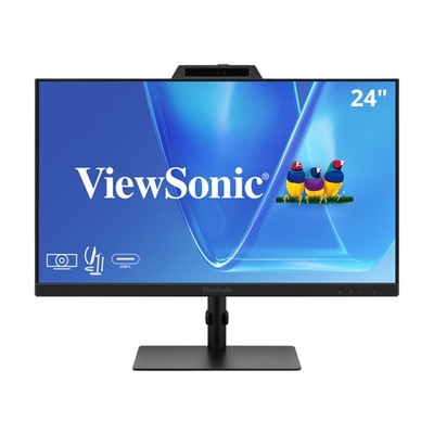 ViewSonic VG2441V 24'' FHD IPS Video Conferencing Monitor, Integrated 5MP Webcam