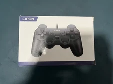 CIPON Wired Controller for PS2 Console Black Gamepad- Brand New