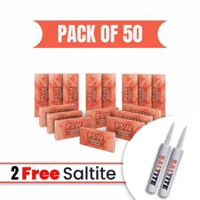 50 Salt Tiles for Sauna Premium Himalayan Salt Therapy Tiles with Free 2 Saltite