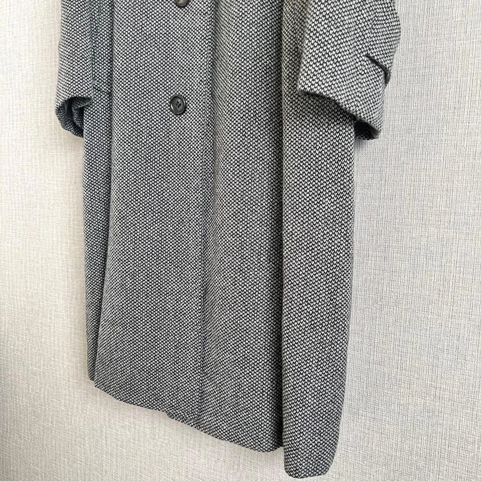 HENRY POOLE 100% кашемир Balmacaan пальто Шотландии сделано мужской прибл. США 36–38 - Изображение 4 из 4