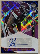 2019 Donruss Elite Rookie Autographs Purple #RA-JS 1 Jeffery Simmons #26/49!