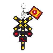 Popondetta Railway Goods Tetsurababa Keychain Railroad Crossingfrom JP