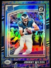 2024 Panini Donruss Optic - Johnny Wilson #256 - Rated Rookie Rocket Prizm (RC)