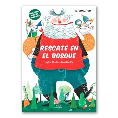Rescate en el bosque: Elige como sigue la aventura - Spanish Language Hardcover