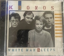 KRONOS: WHITE MAN SLEEPS MUSIC CD, 8 GREAT TRACKS, ELEKTRA/NONESUCH RECORDS