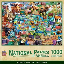 MasterPieces - National Parks of America 1000 Piece Jigsaw Jigsaw Puzzle