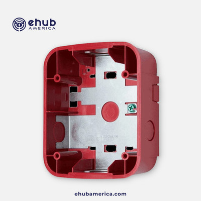 System Sensor SBBRL Surface Mount Back Box Red