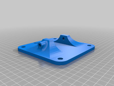 VESA 100MM Mount with M6 nut mount 3D-Printed