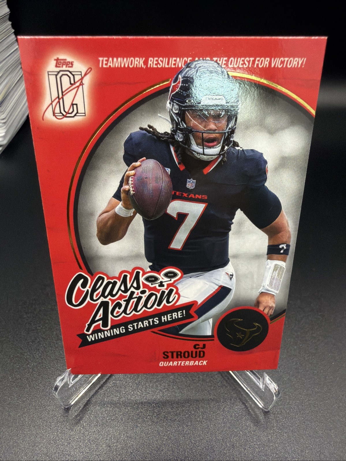 2025 Topps Signature Class #CA-13 CJ Stroud Class Action