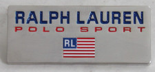 Retro Polo Sport Ralph Lauren Cromo EE. UU. ¡Broche Prendedor Solapa Grabado!