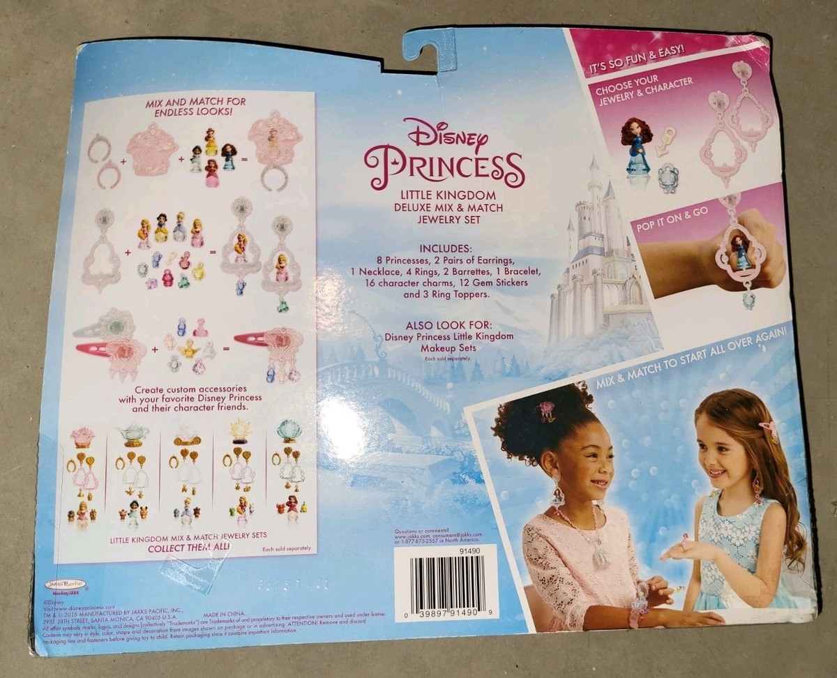 Disney Princess Little Kingdom Deluxe Mix & Match Jewelry Set In