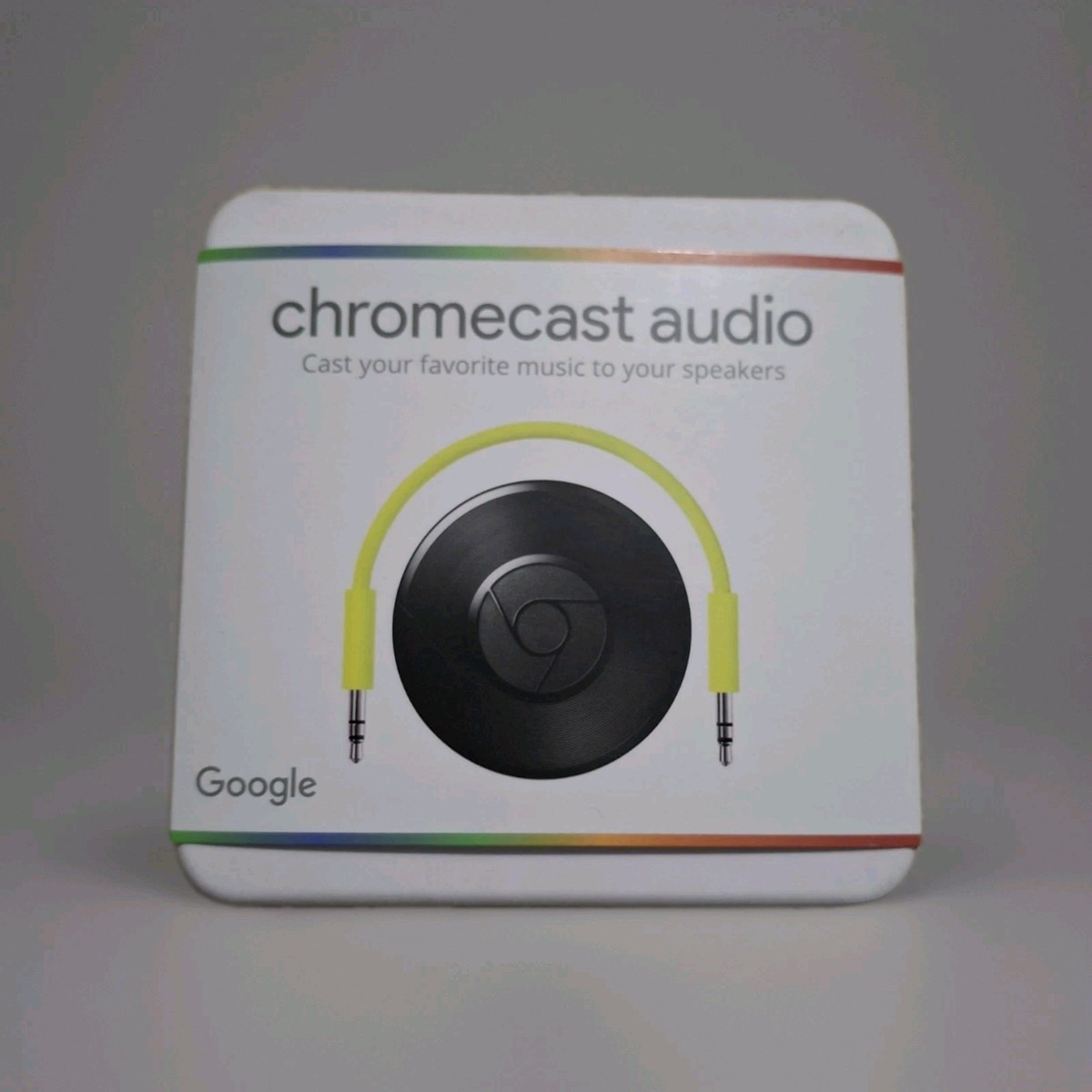 Google Chromecast Audio Media Streamer - RUX-J42 (Black) for sale