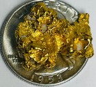23K Gold Nugget Natural Aussie 10.342 Grams Placer White Quartz Australian 98% — photo 5