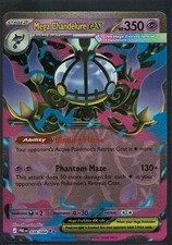 Mega Chandelure ex 038/084 Holo Inglese Doppia Carta Pokemon Rara Near Mint