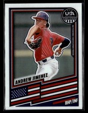 2026 Panini Stars & Stripes Prizm USA Baseball #146 Andrew Jimenez card