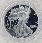 1997-P Proof American Silver Eagle Dollar US Mint $1 with Capsule