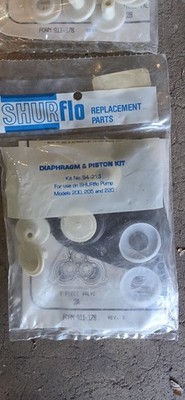 SHURFLO Diaphragm & Piston Kit 94-213-00 Replacement for Pump Models 200 205 220