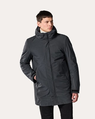 Motorrad Winter Parka Jacke Herren Rev'IT! Trafalgar 2 H2O Schwarz Größe M L XL XXL