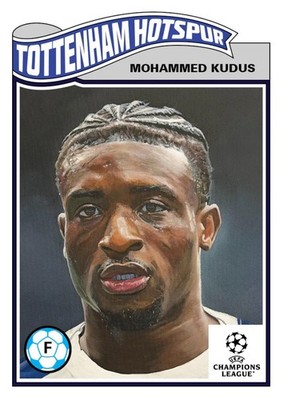 Mohammed Kudus - Tottenham Hotspurs - Living Set UCC 25/26 - Card 814 (Presale)