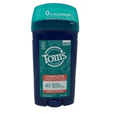 Men's Tom's of Maine Aluminum Free Deodorant Cedar Vetiver 2.6 Oz