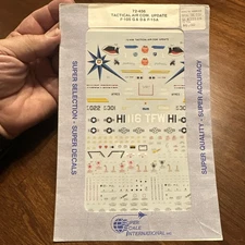 Superscale Decals 720456 1/72 Scale Tactical Air Command Update F-105 & F-15A