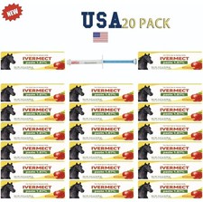 20 Pack Commercial Grade Horse Dewormer Paste - Apple Flavor -6.08g