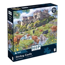 House of Puzzles Stirling Castle 1000 Piece Puzzle- Scottish Landscape Jigsaw