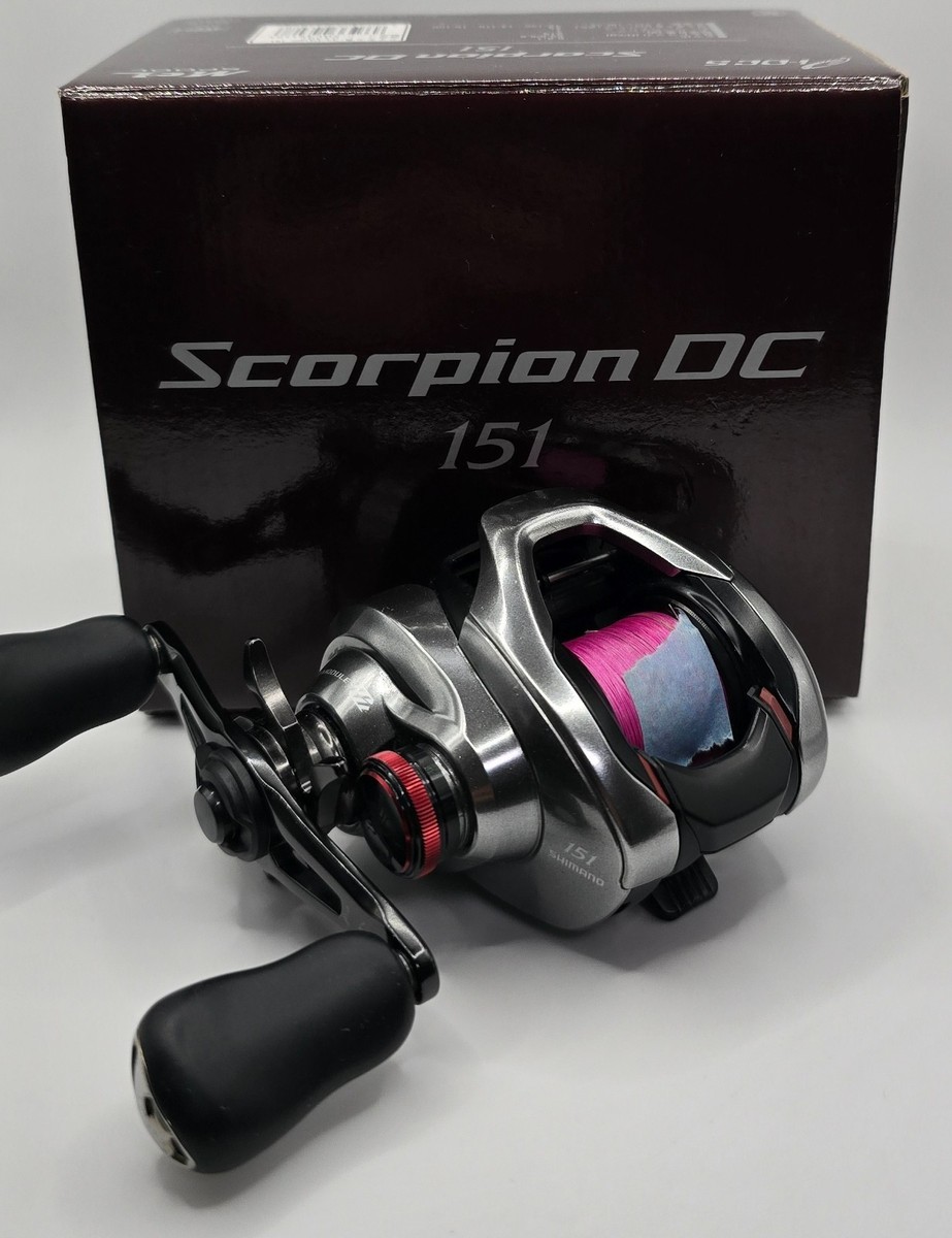 Shimano Scorpion DC 151 Left-Handed Bait Reel for sale