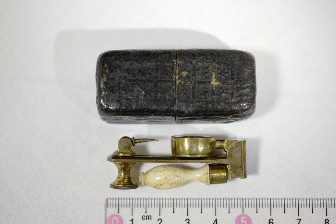 Antique Simple Pocket Microscope Early 19th C. W.&S. Jones Style 