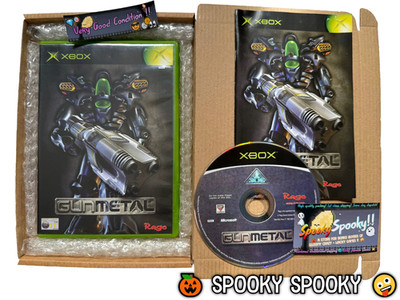 Gunmetal XBOX - UK PAL sehr guter Zustand CIB - hochwertige Verpackung - Sendungsverfolgung