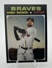 2020 Topps Heritage #33 Ender Inciarte Atlanta Braves