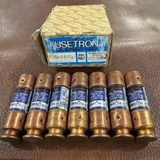 7x Fuses Bussmann Fusetron Dual Element Time Delay RK5 FRN-R-1-1/6 Amp 250V Fuse