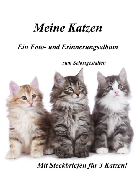 Fotoalbum FüR Katzen - Erinnerungsalbum, 30X30 Cm, Hardcover, Modell-Nr. 12345-image