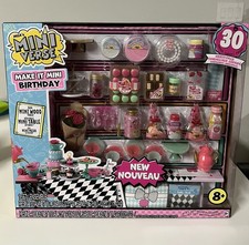MGA  S Mini Verse Make It Mini Birthday 30 Piece Set Brand New Sealed In Box