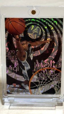 NBA Go Spurs Go Tim Duncan 1997 Hoops High Voltage 500 Volts /500 RC 627327