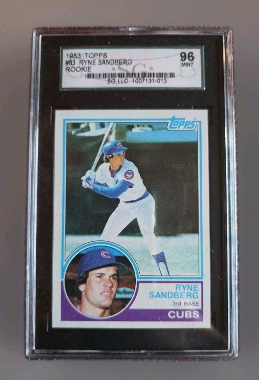 1983 Topps Ryne Sandberg #83  Rookie SGC 9 (96) MINT Chicago Cubs HOF 