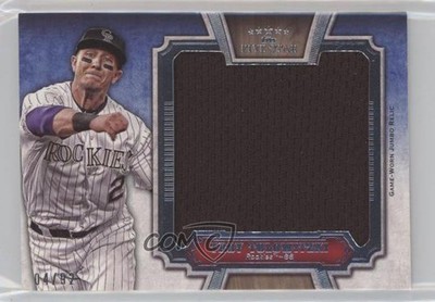 2012 Topps Five Star Jumbo Jersey Relic 4/92 Troy Tulowitzki #JJR-TT 12i0
