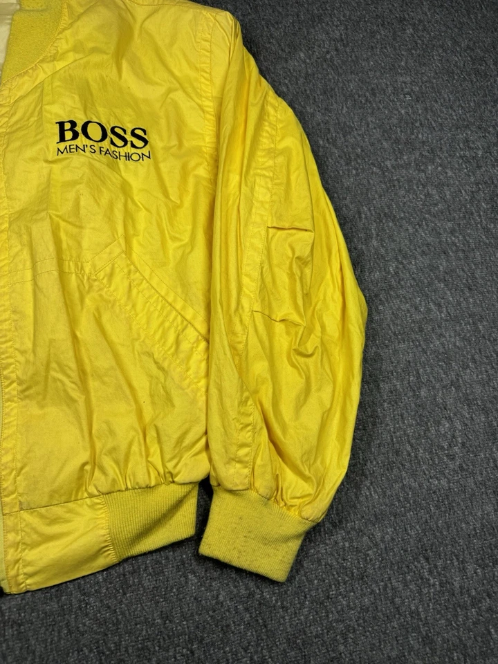 Chaqueta Hugo Boss Para Hombre Talla 36 Amarilla Penske Penzoil Racing Años 80 Dean Tait Foto 3 de 4