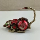 VTG 1997 Transformers Beast Wars- Rattrap Transmetals Figure Loose Metallic Red